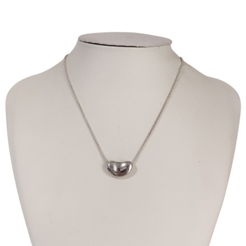 TIFFANY&Co. Tiffany & Co. Elsa Peretti Beans Chain Pendant Necklace, 925 Ster... - Picture 8 of 8